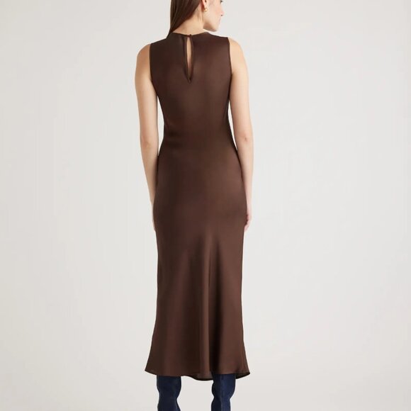 Washable Stretch Silk Tank Midi Dress - Quince - Picture 5 of 8